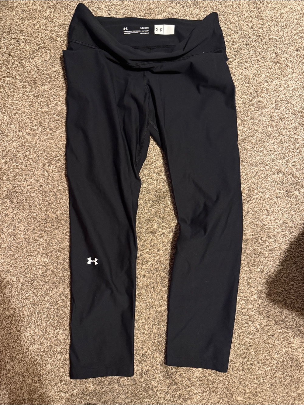 Under Armour Black Capri Training Tights